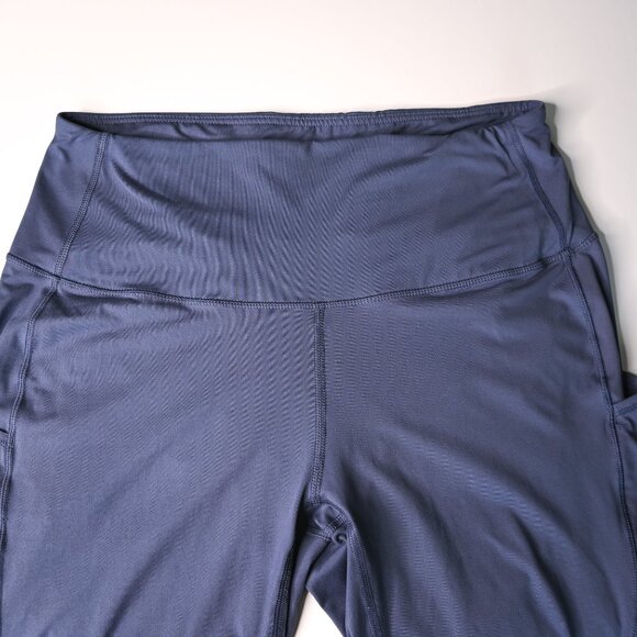 LEGGINGS DEPOT Slate Blue Leggings with Pockets - Size XL - Picture 2 of 7